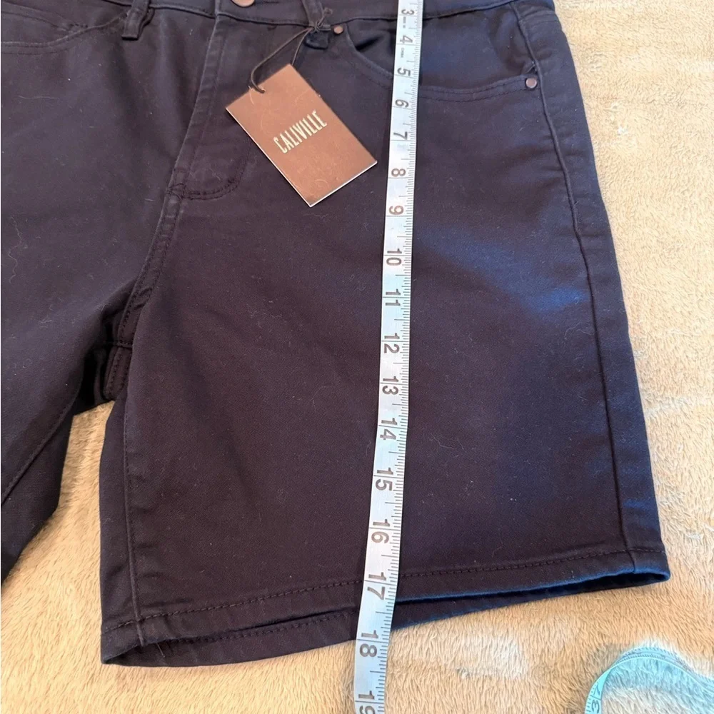 Caliville men’s  Dark Navy Jean Shorts - Classic Casual Fit size med